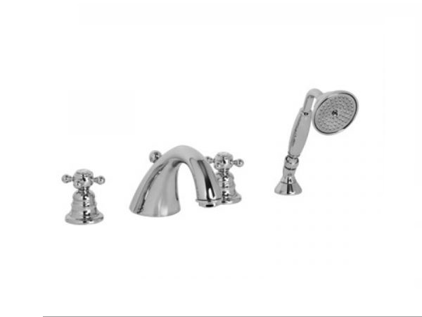 Bộ vòi nóng lạnh 4 lỗ cho bồn tắm Victoria MS: 589.10.159