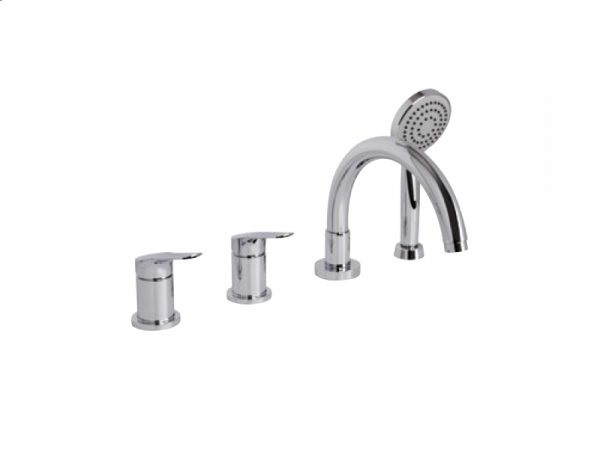 Bộ vòi nóng lạnh 4 lỗ cho bồn tắm Emma MS: 589.02.03