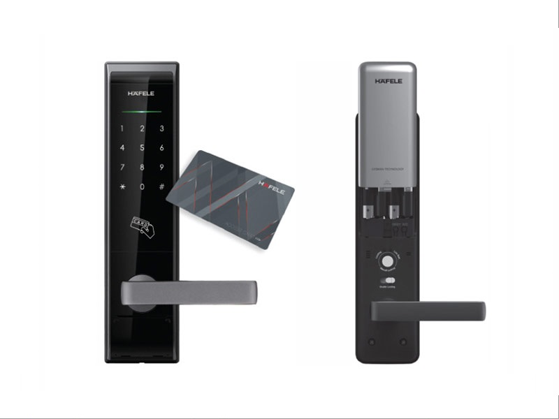 Khóa điện tử Hafele EL8000-TC Màu xám đen 912.05.359