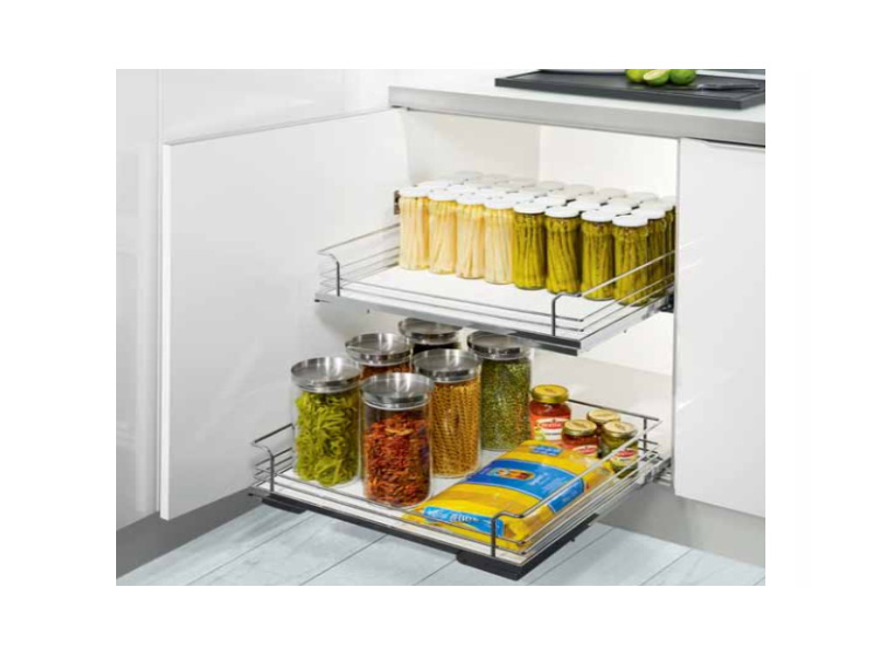 Rổ kéo lọt lòng, cửa bản lề rộng 600mm 540.26.667