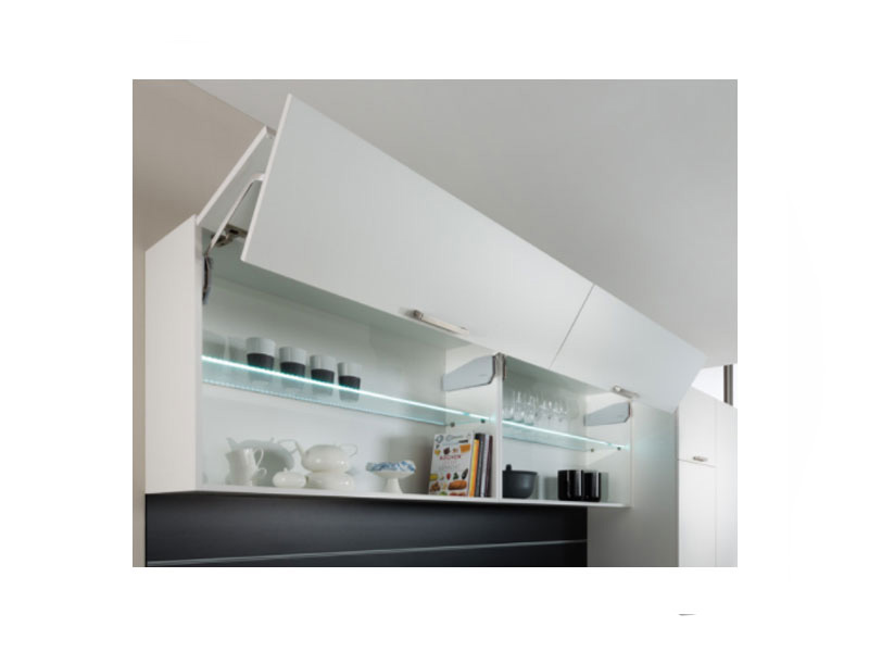 Tay nâng 2 cánh Hafele cao 770-840mm Xám 372.29.075